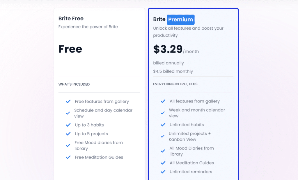 brite app pricing